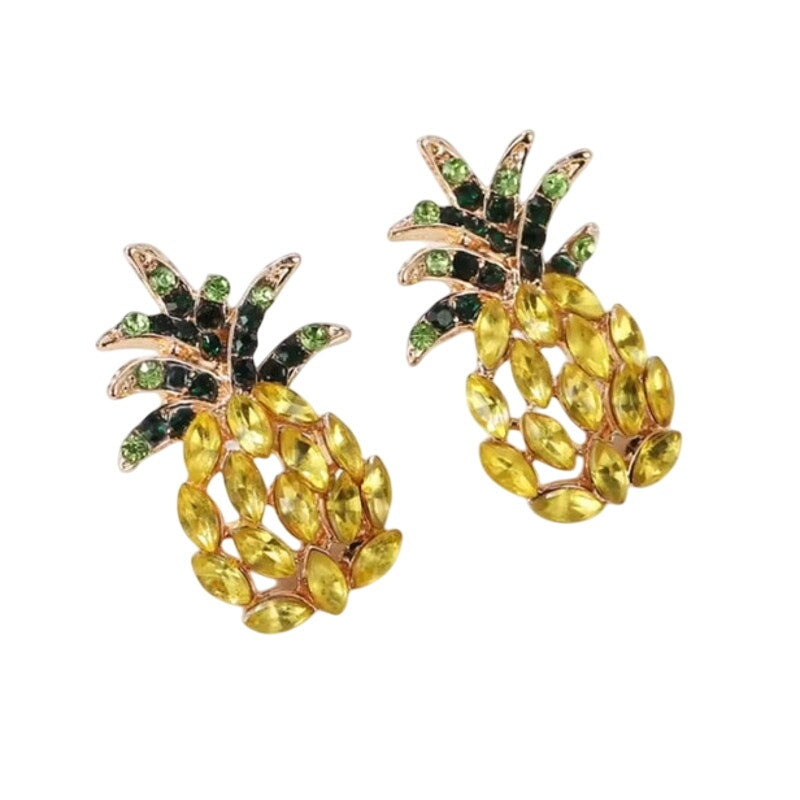 Jeweled Pineapple Earrings