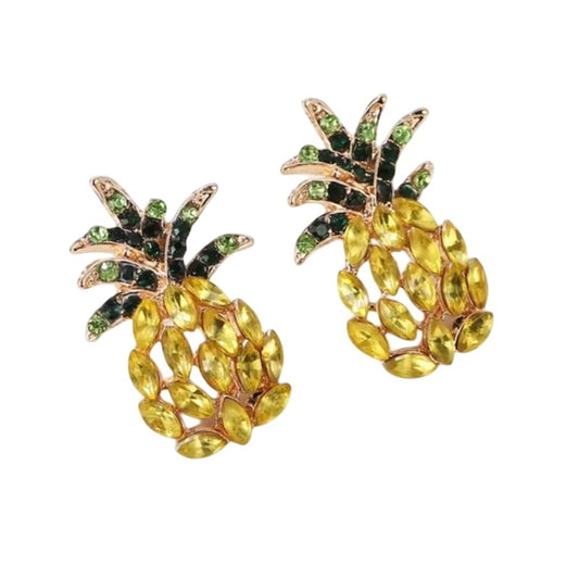 Jeweled Pineapple Earrings