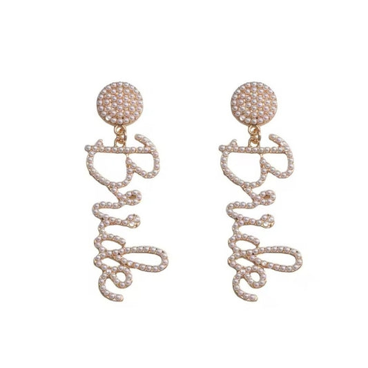 BRIDE Earrings - Pearls