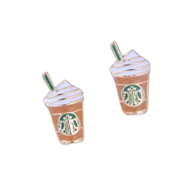 Frappuccino Stud Earrings