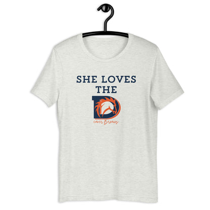 She Loves Denver Football Graphic Tee