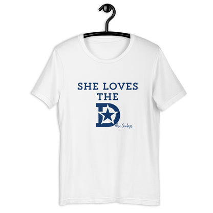 She Loves Dallas Football Graphic Tee